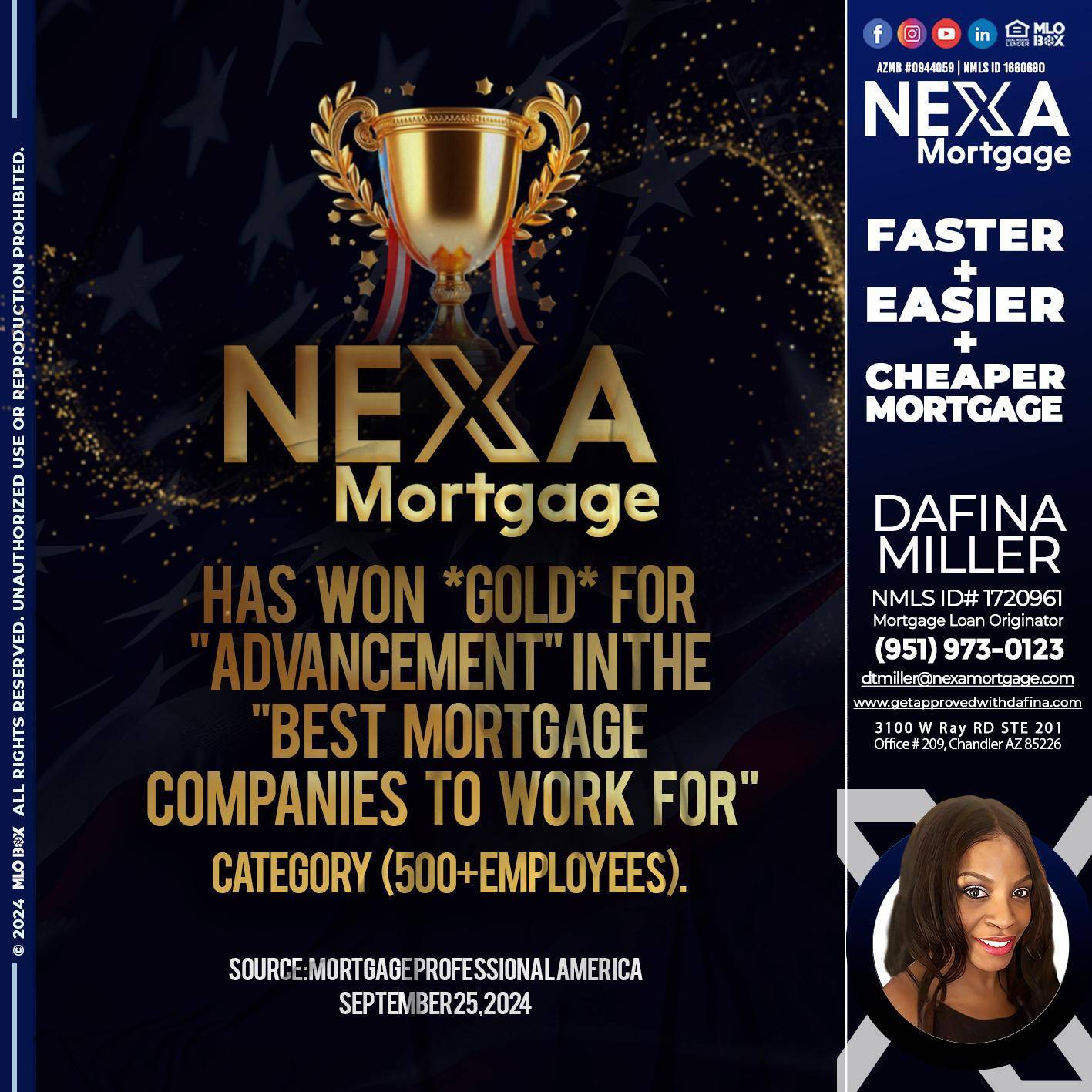 nexa 500 2 - Dafina Miller -Mortgage Loan Originator