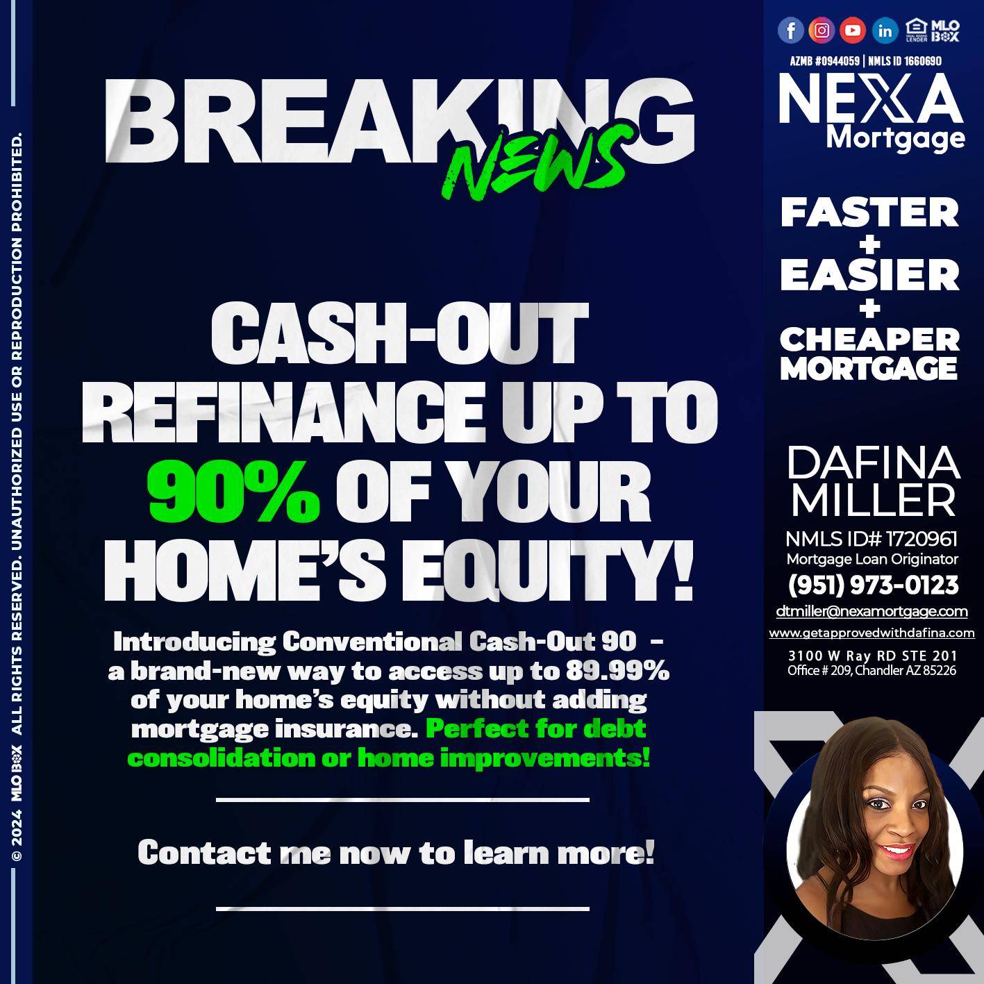 BREAKING NEWS - Dafina Miller -Mortgage Loan Originator