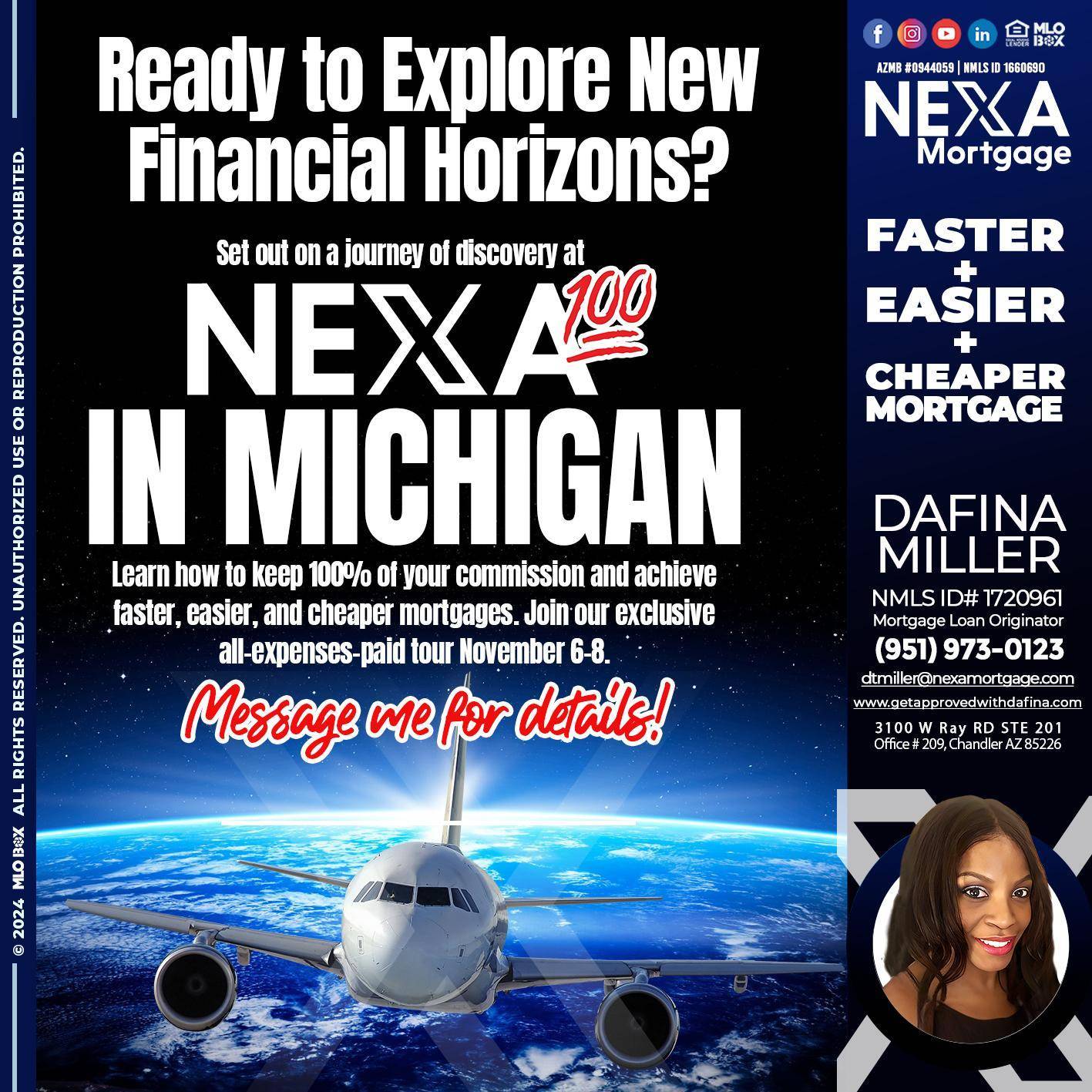 MICHIGAN TRIP NEXA 100 - Dafina Miller -Mortgage Loan Originator