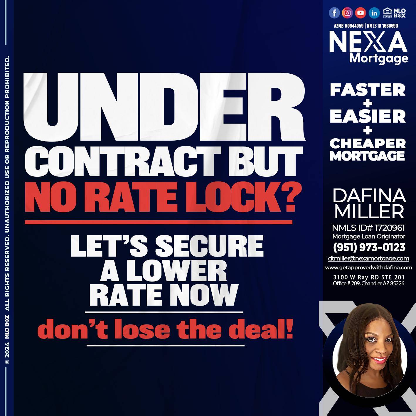 under contract - Dafina Miller -Mortgage Loan Originator