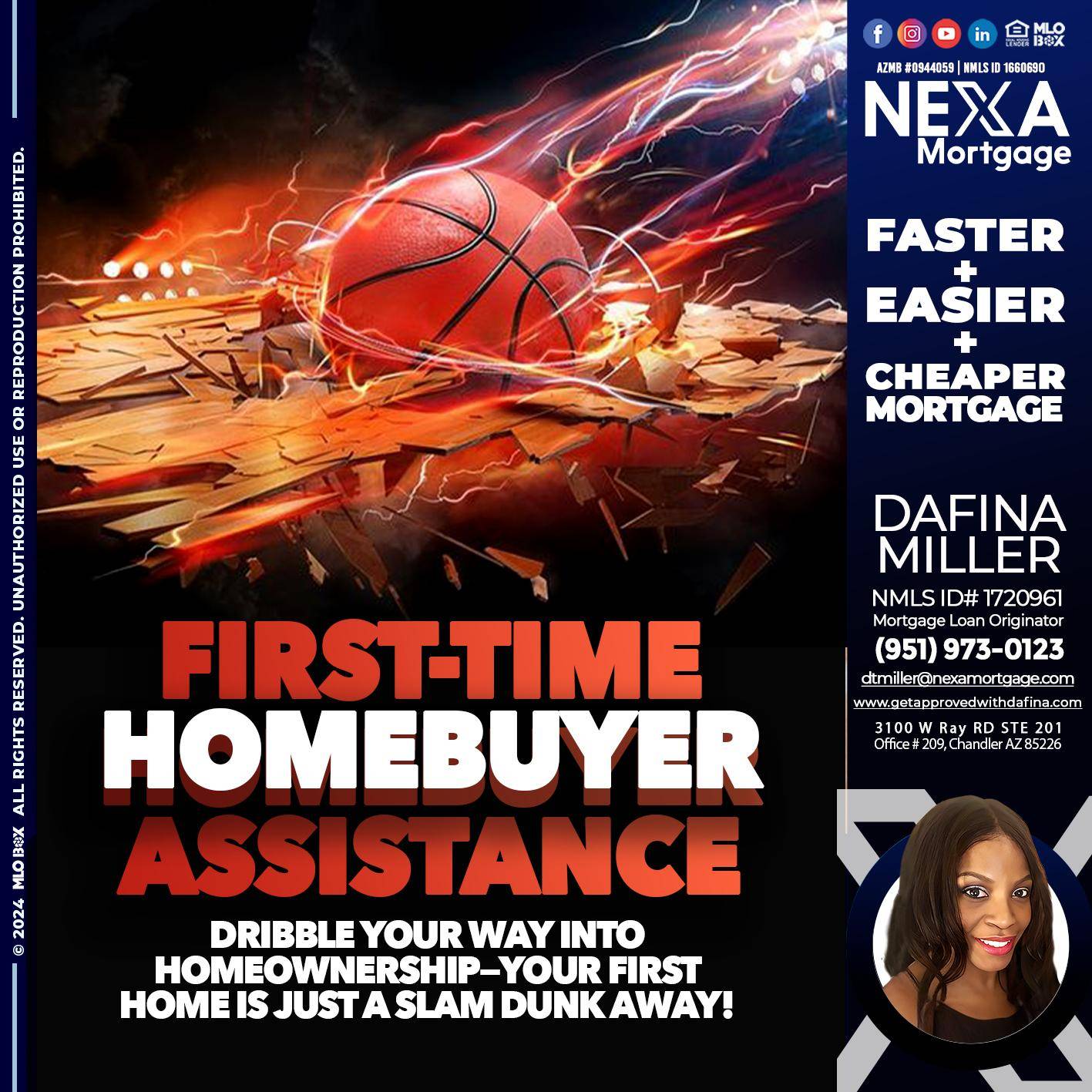 FIRST TIME HOME BUYER DP - Dafina Miller -Mortgage Loan Originator