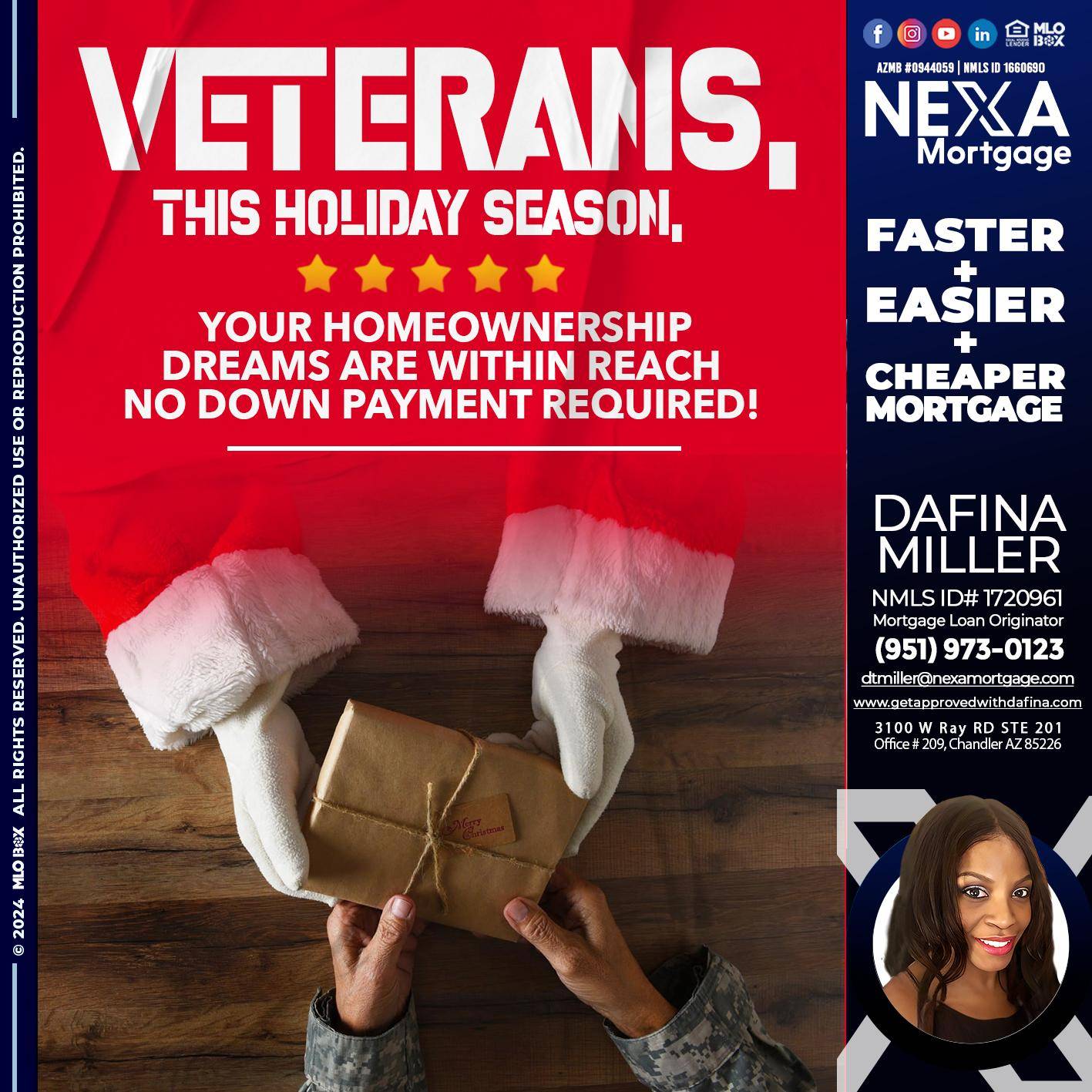 VETERANS - Dafina Miller -Mortgage Loan Originator