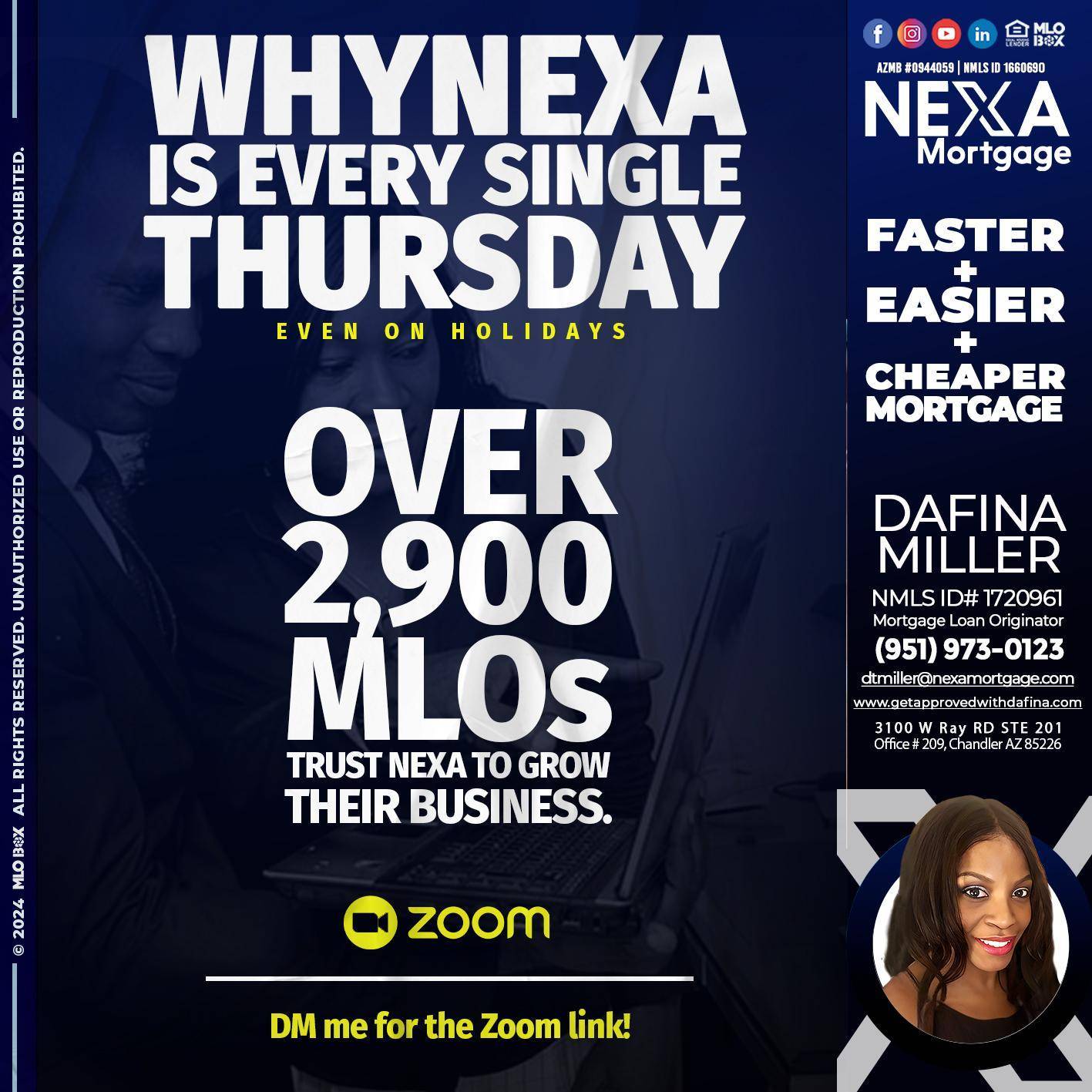 why nexa - Dafina Miller -Mortgage Loan Originator