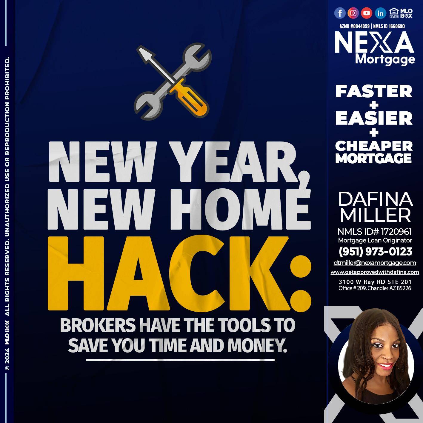 new year, new home - Dafina Miller -Mortgage Loan Originator