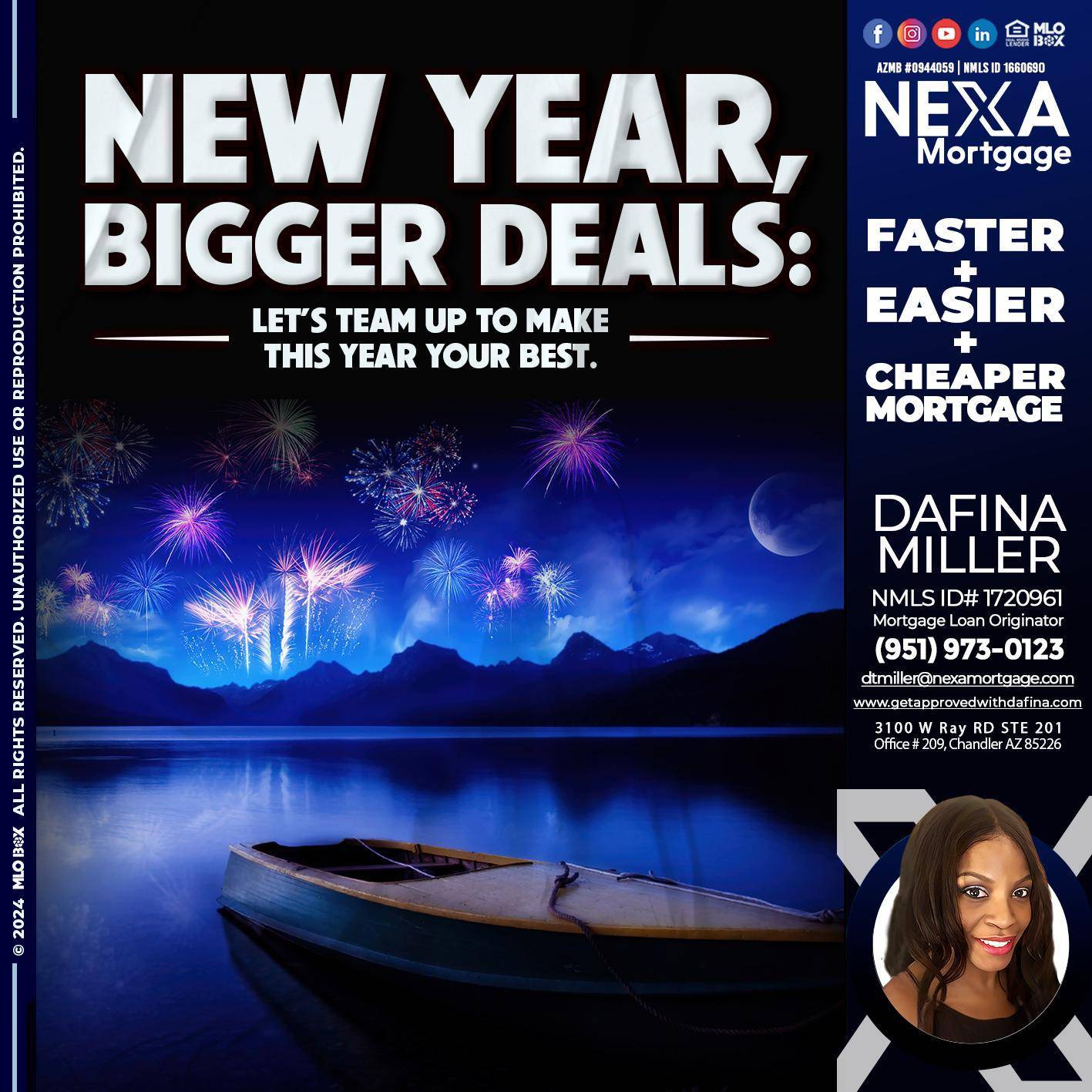 NEW YEAR - Dafina Miller -Mortgage Loan Originator