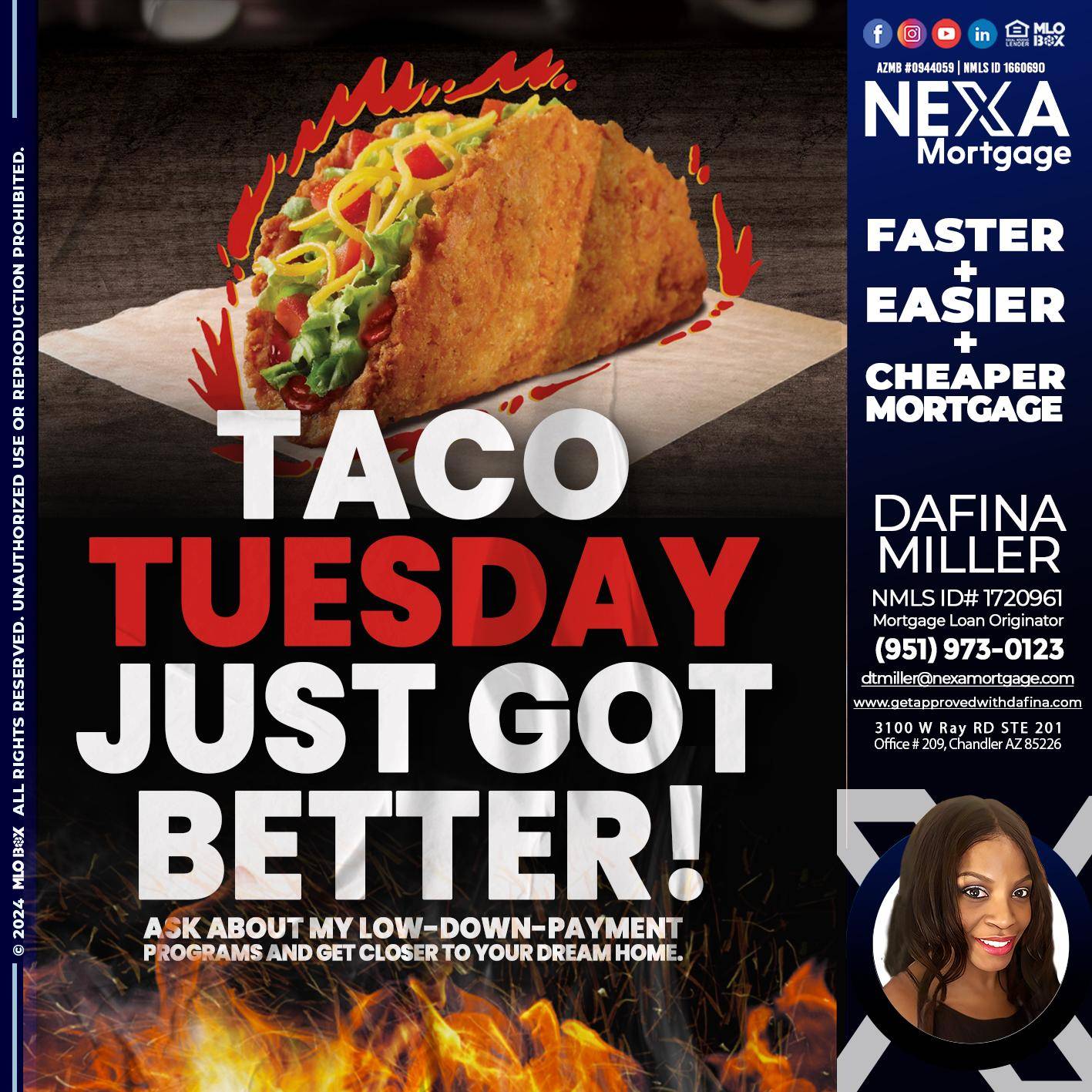 TACO TUESDAY - Dafina Miller -Mortgage Loan Originator