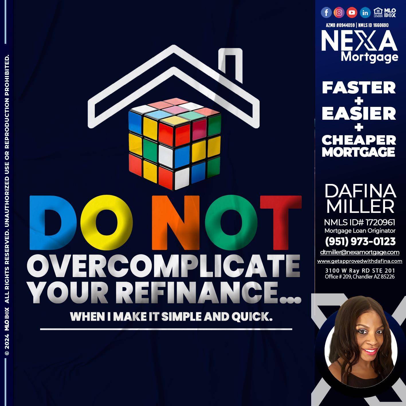 DO NOT - Dafina Miller -Mortgage Loan Originator