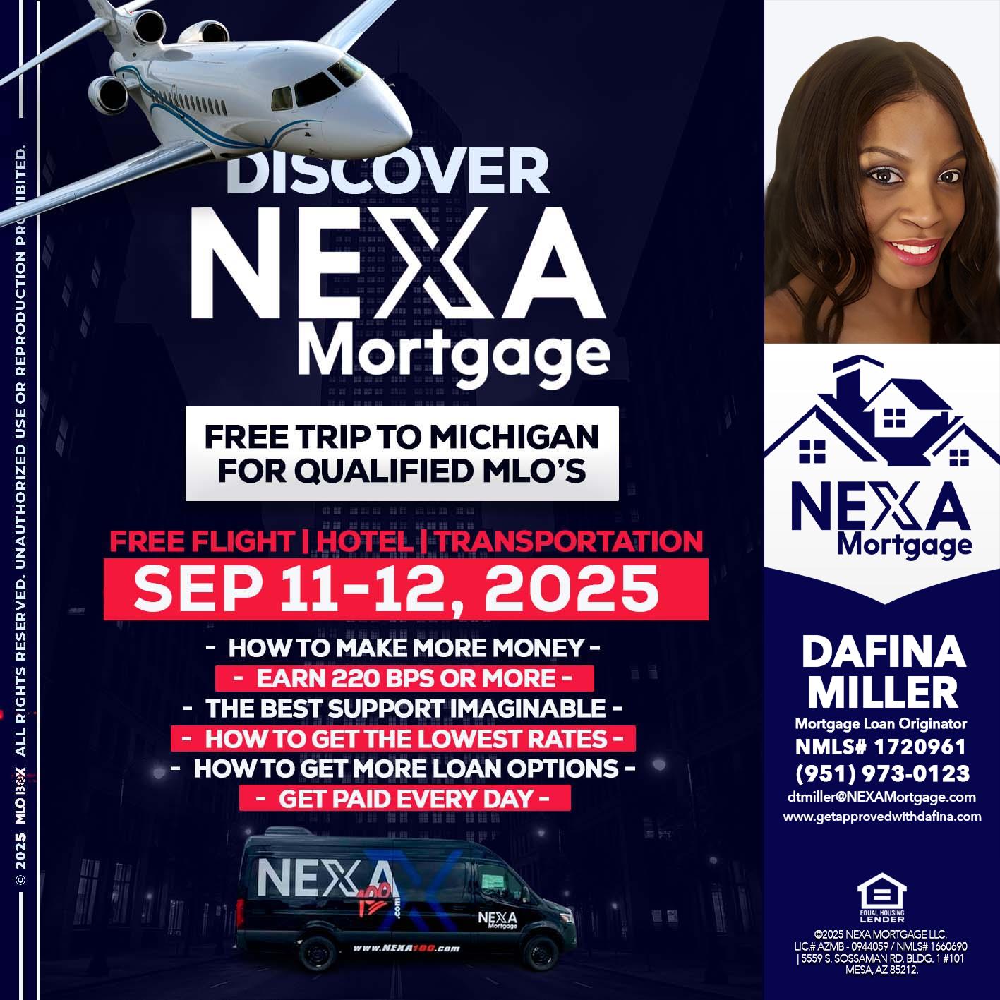 DISCOVER NEXA MORTGAGE - Dafina Miller -Mortgage Loan Originator