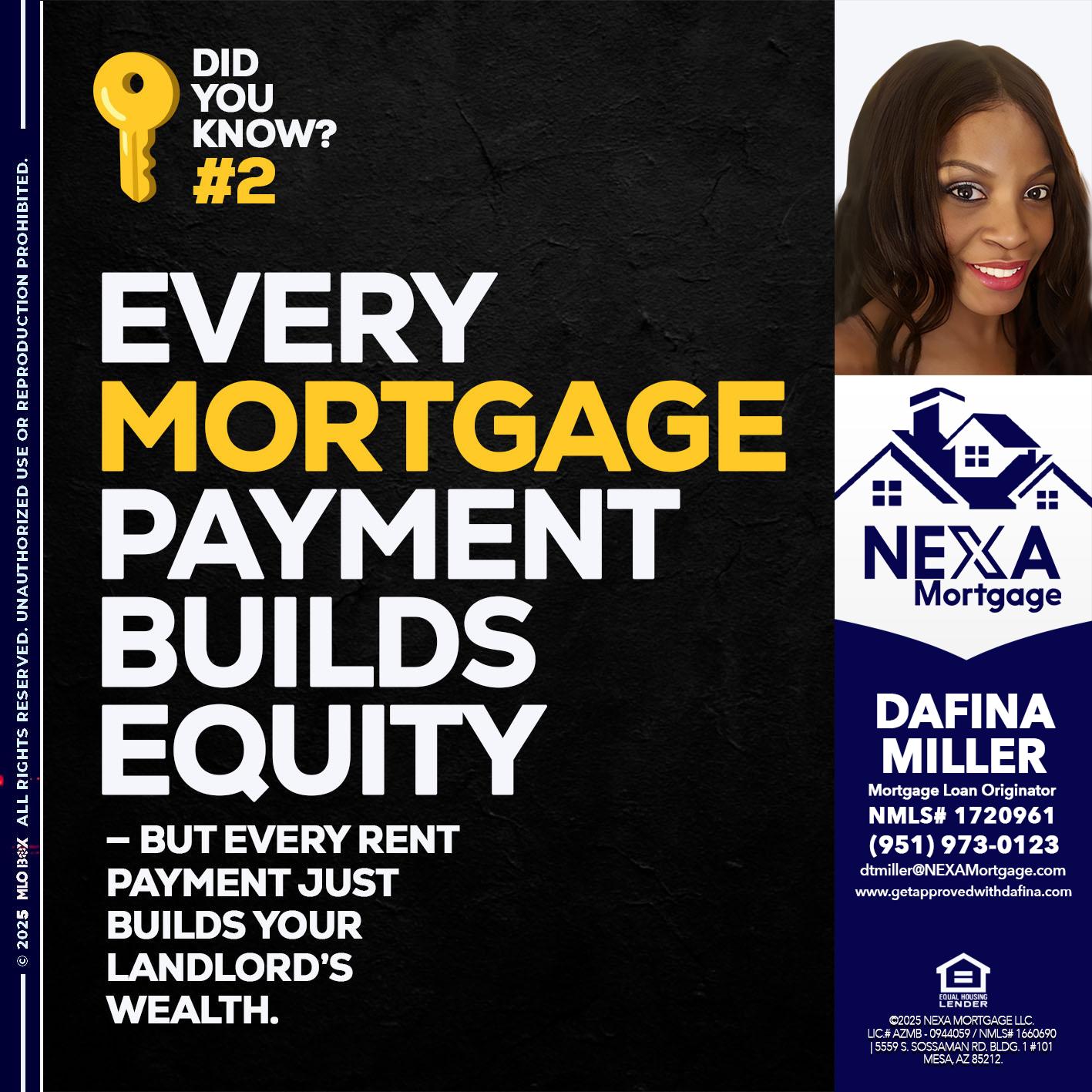 DID YOU KNOW? - Dafina Miller -Mortgage Loan Originator
