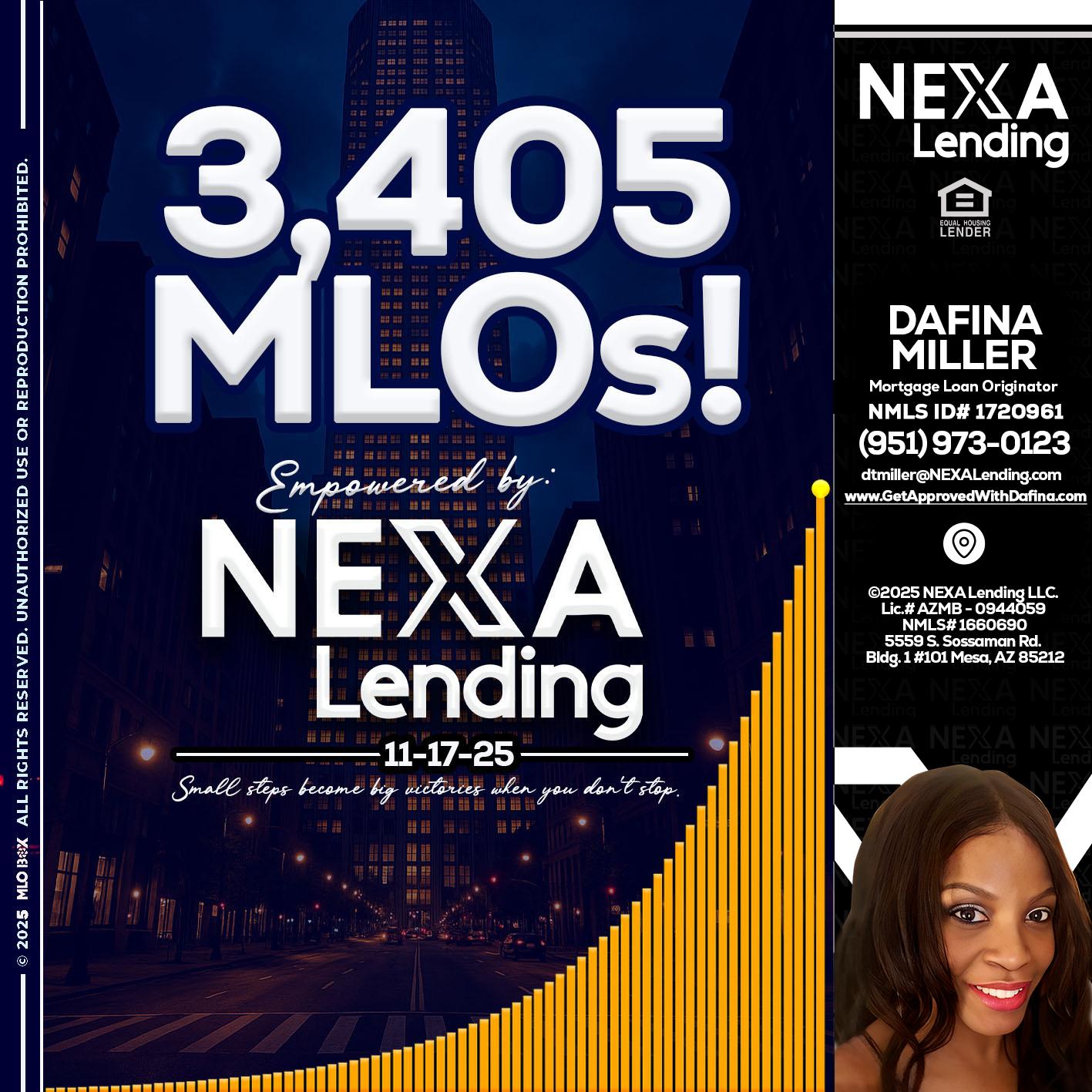3405 MLOs - Dafina Miller -Mortgage Loan Originator