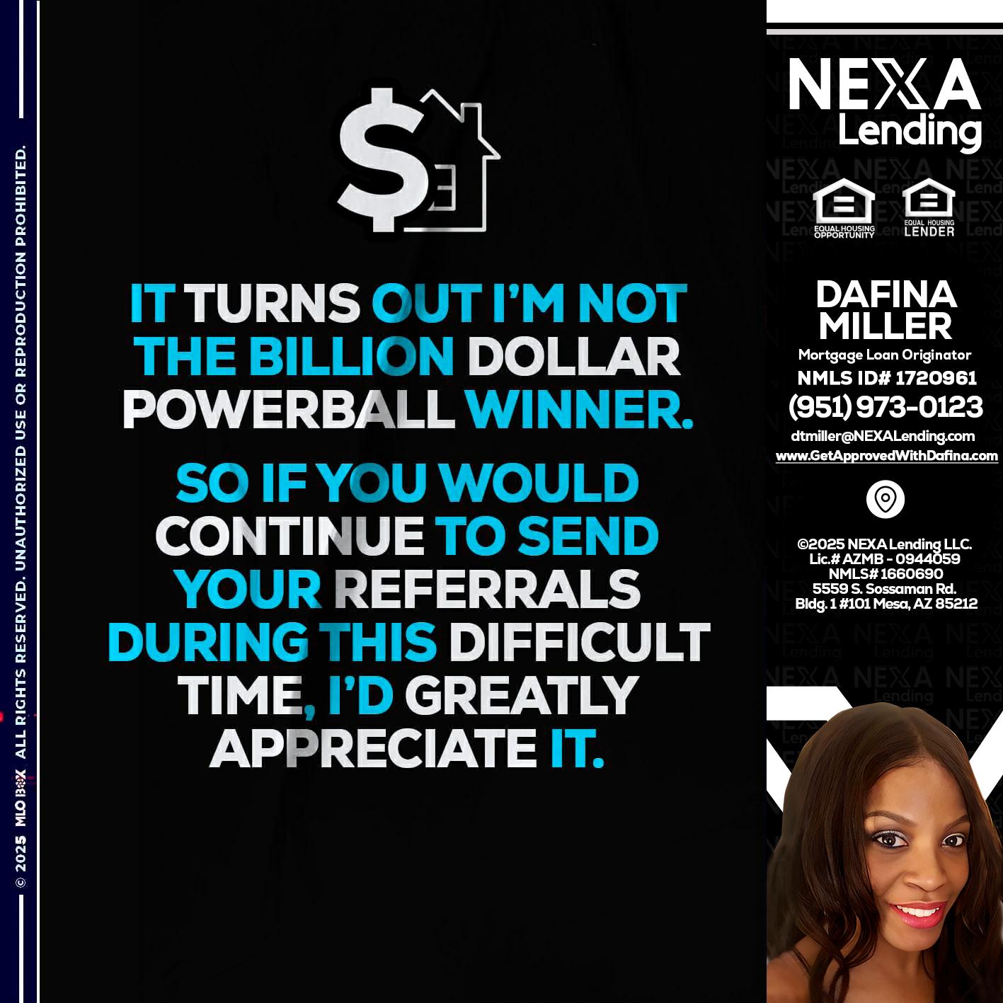 IT TURNS - Dafina Miller -Mortgage Loan Originator