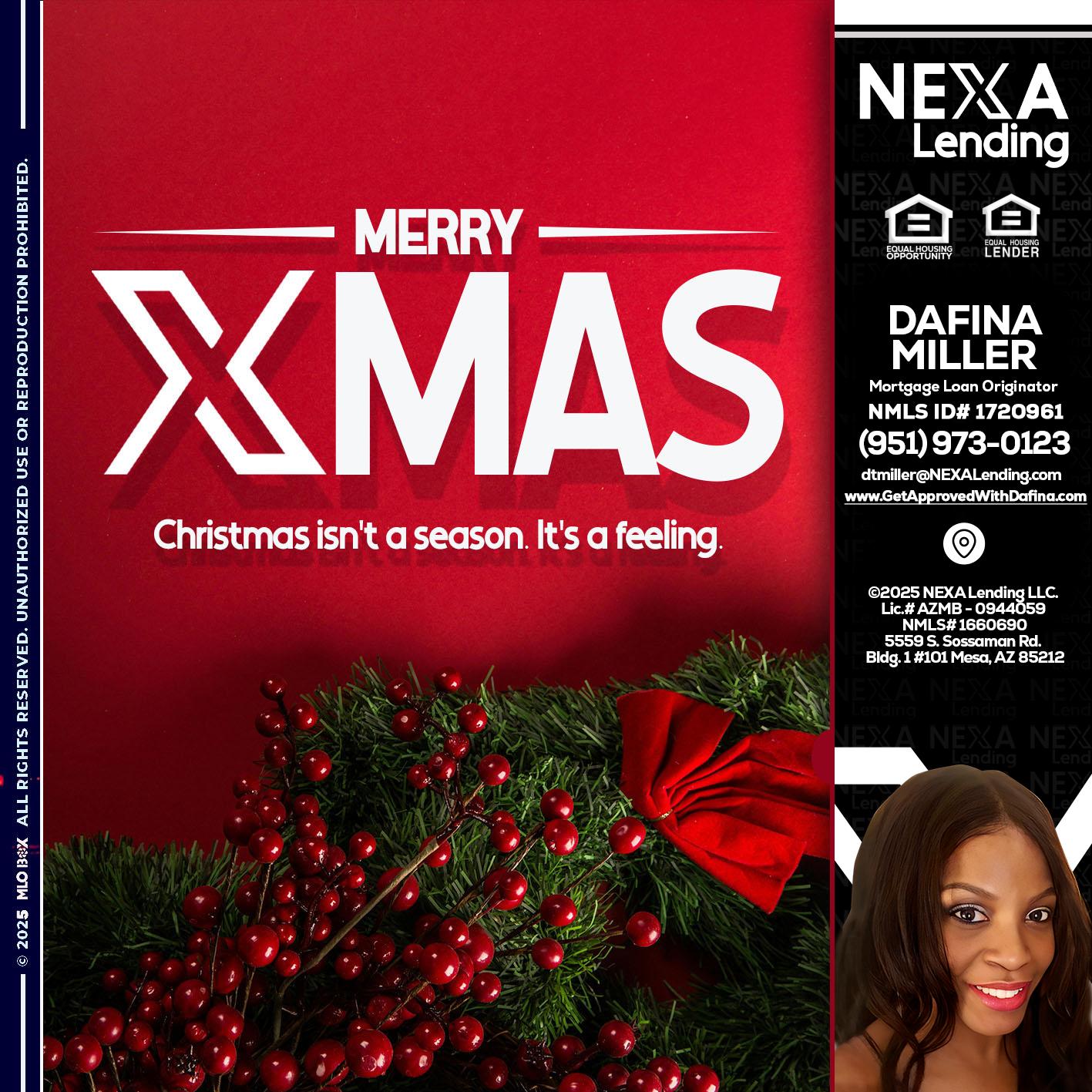 merry xmas - Dafina Miller -Mortgage Loan Originator