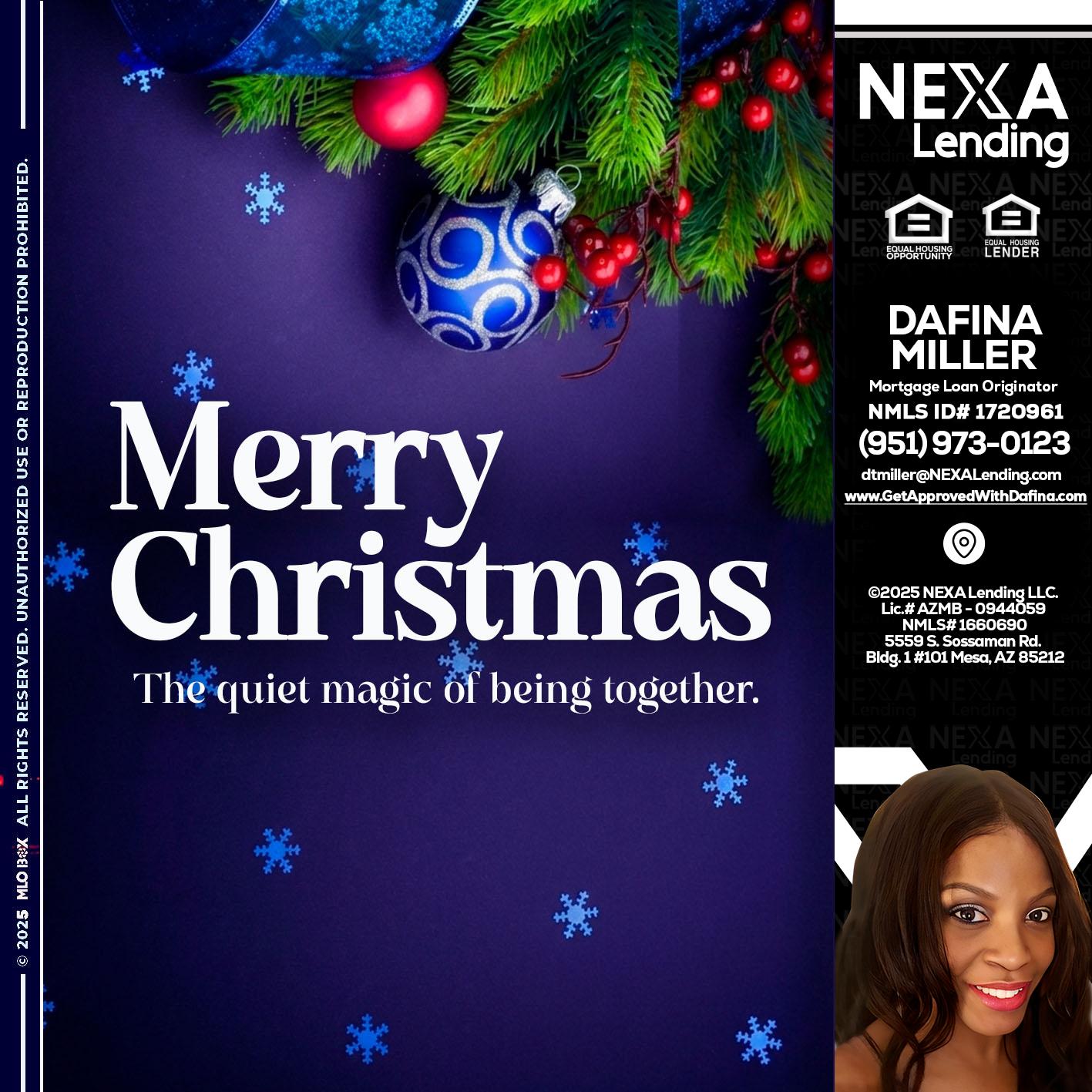 merry christmas - Dafina Miller -Mortgage Loan Originator