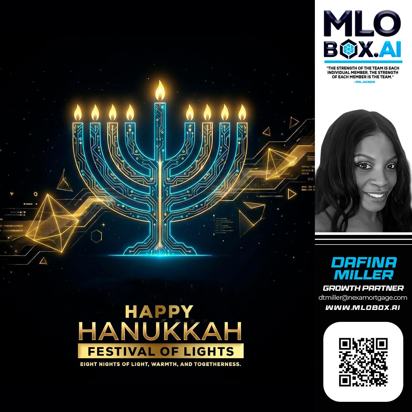 happy Hanukkah - Dafina Miller -Mortgage Loan Originator