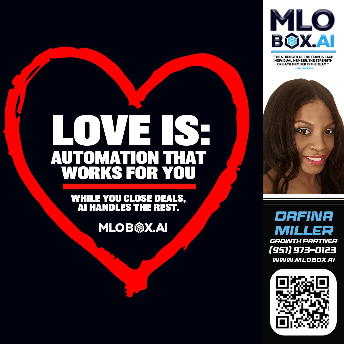 love is - Dafina Miller -Mortgage Loan Originator