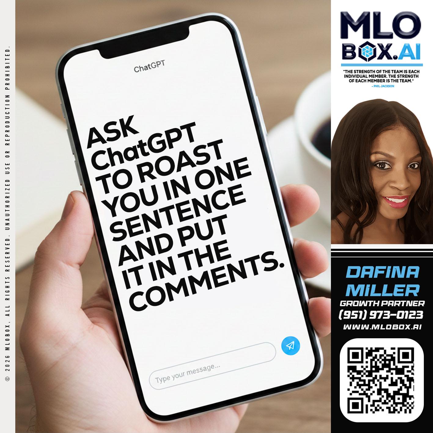 ASK CHAT GPT - Dafina Miller -Mortgage Loan Originator