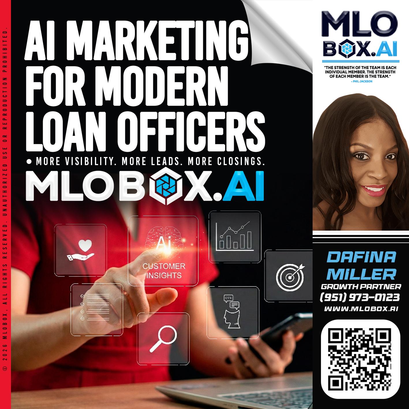 AI MARKETING - Dafina Miller -Mortgage Loan Originator