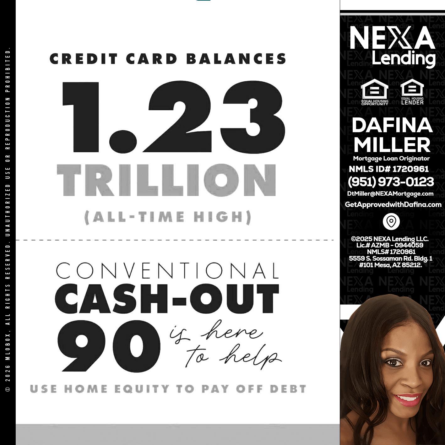 CREDIT CARD BALANCE - Dafina Miller -Mortgage Loan Originator