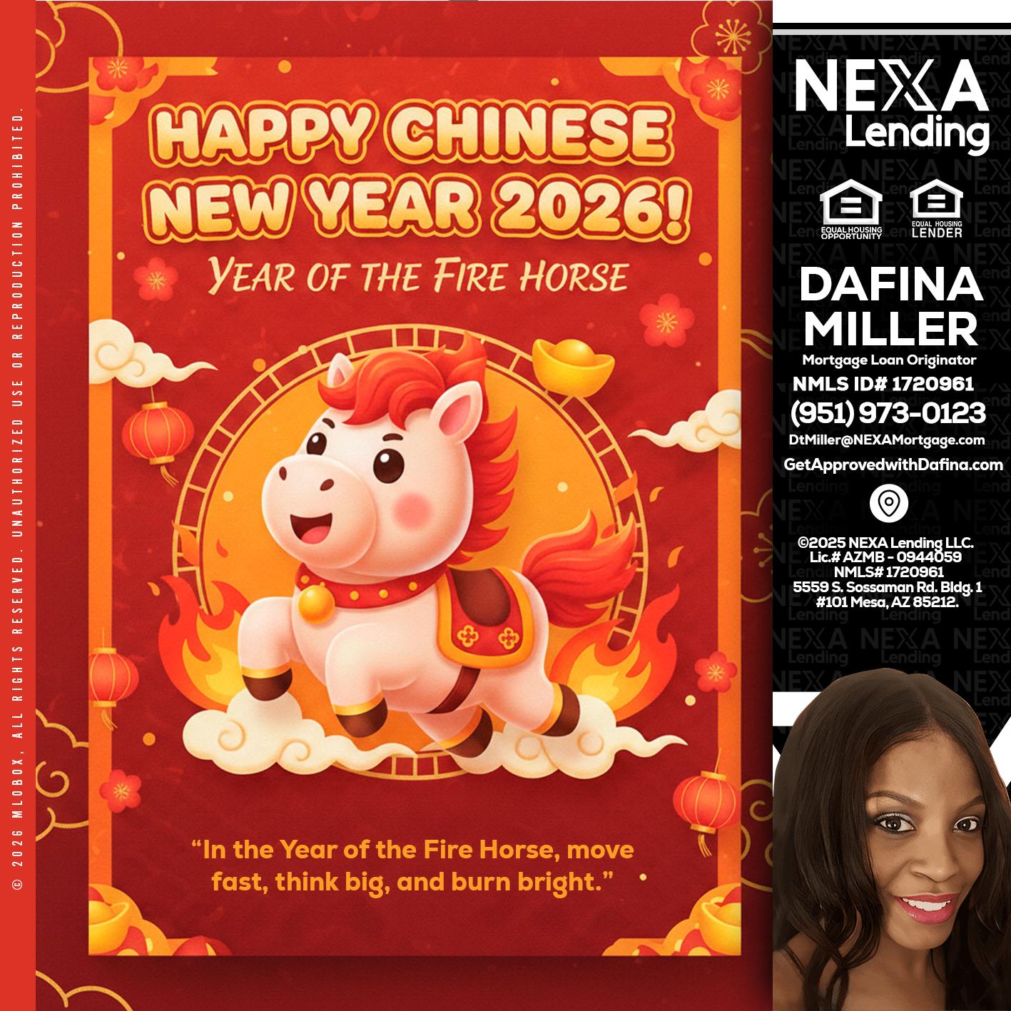 happy Chinese new year - Dafina Miller -Mortgage Loan Originator