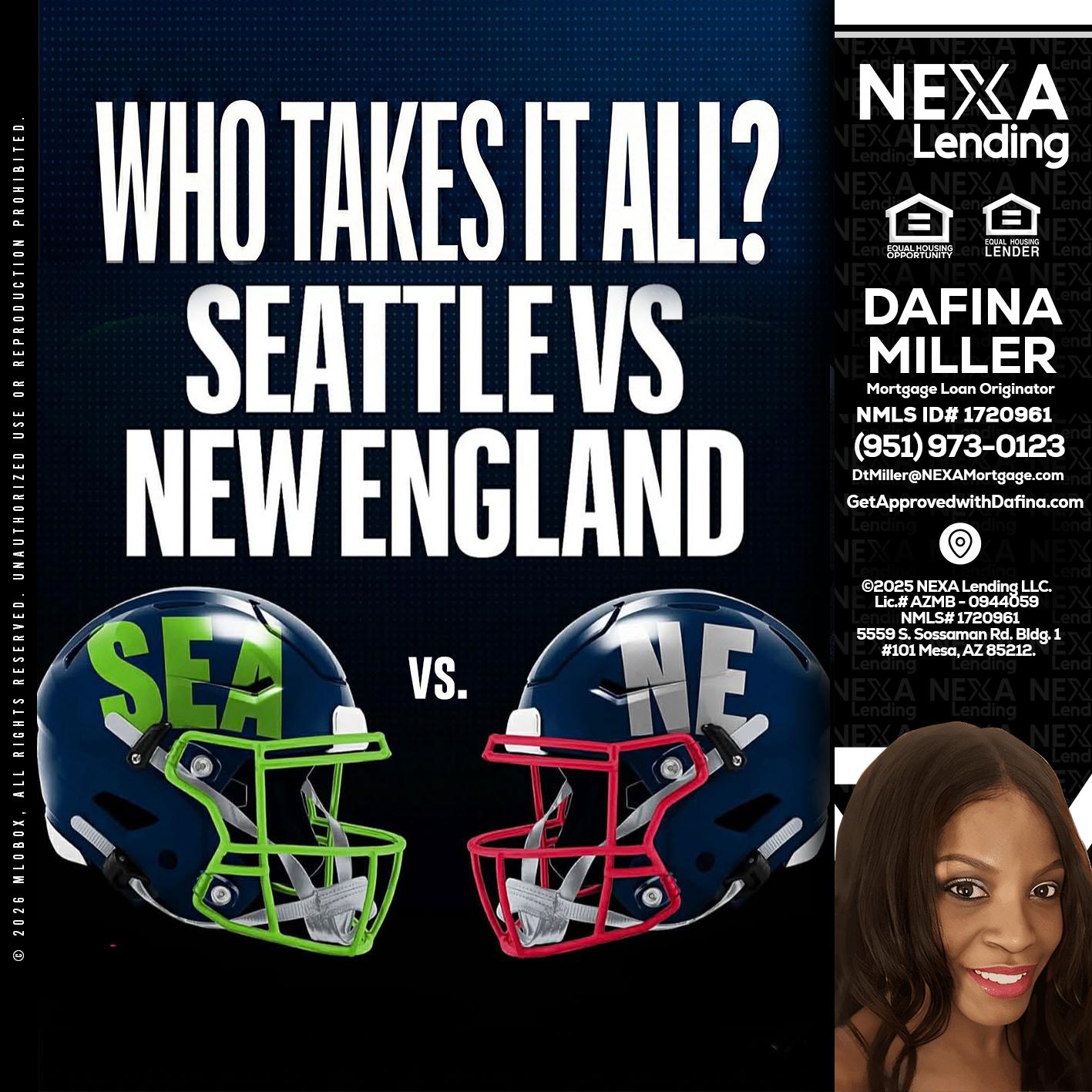 WHO TAKE IT ALL? - Dafina Miller -Mortgage Loan Originator