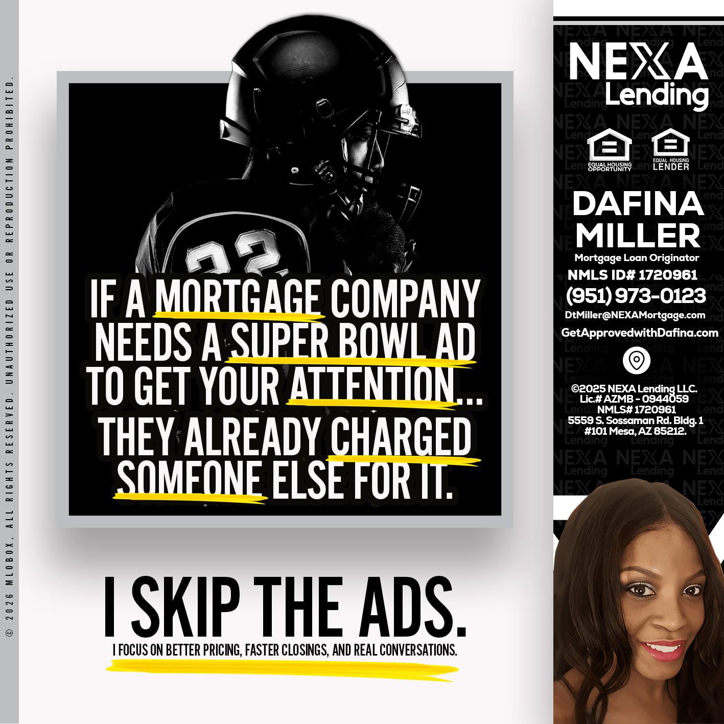 if a mortgage ad - Dafina Miller -Mortgage Loan Originator