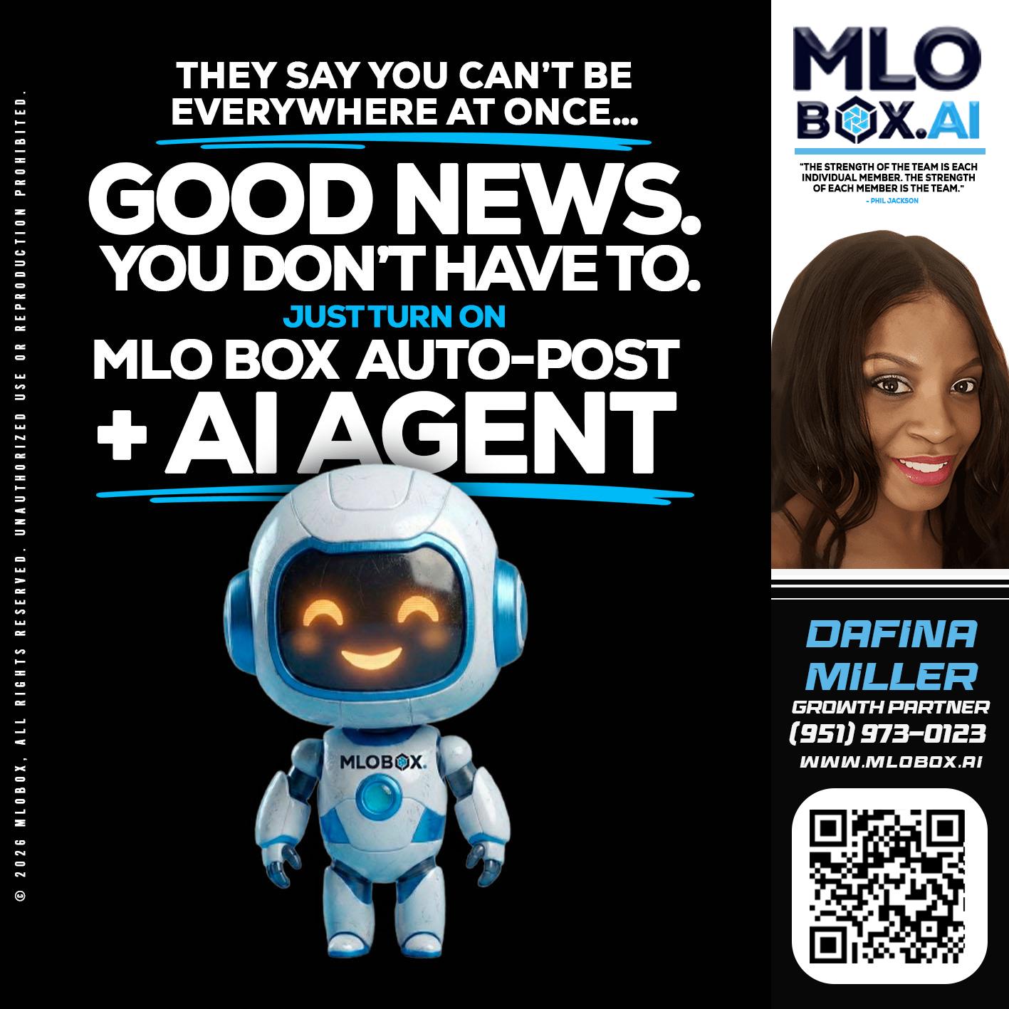 GOOD NEWS - Dafina Miller -Mortgage Loan Originator