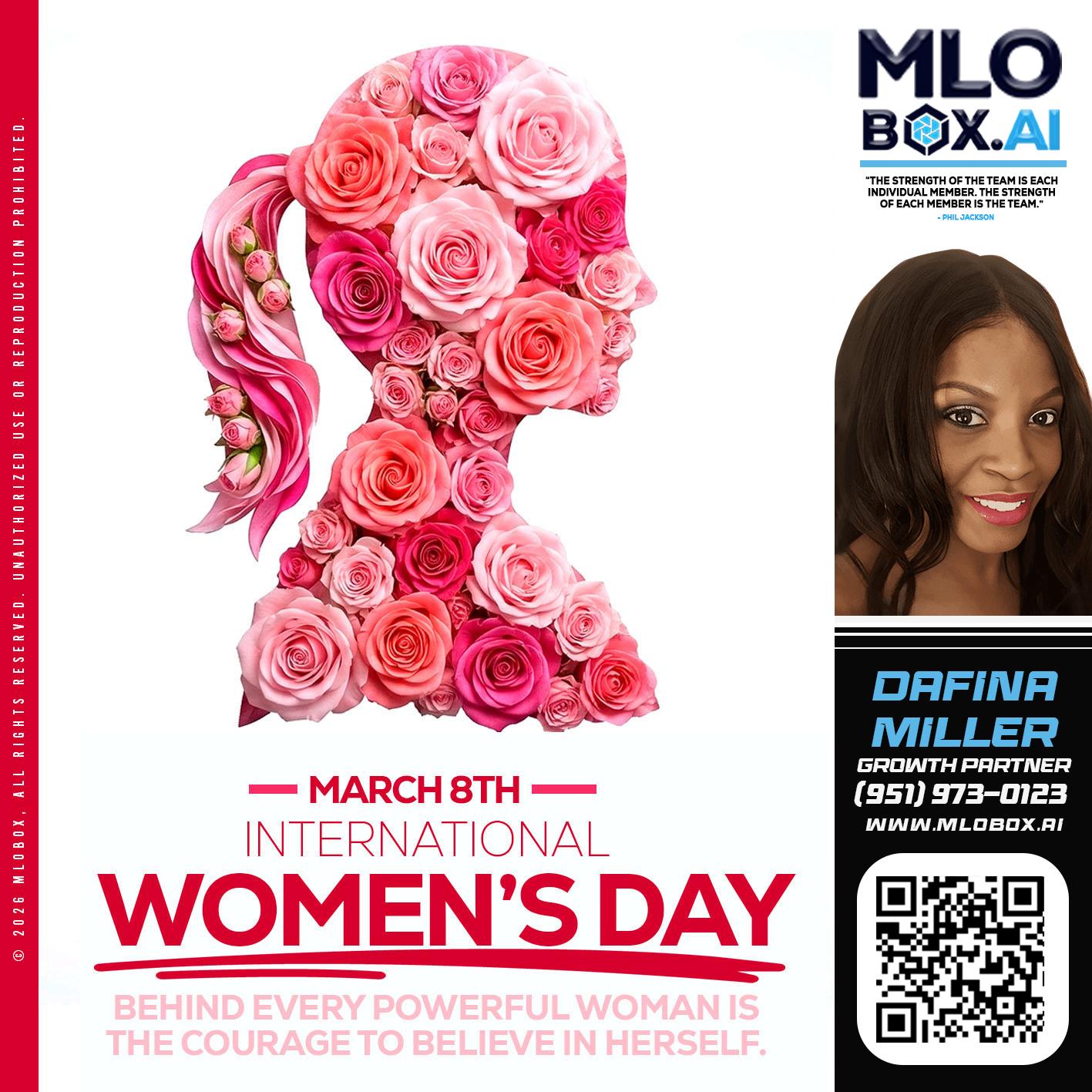 MARCH 8TH - Dafina Miller -Mortgage Loan Originator