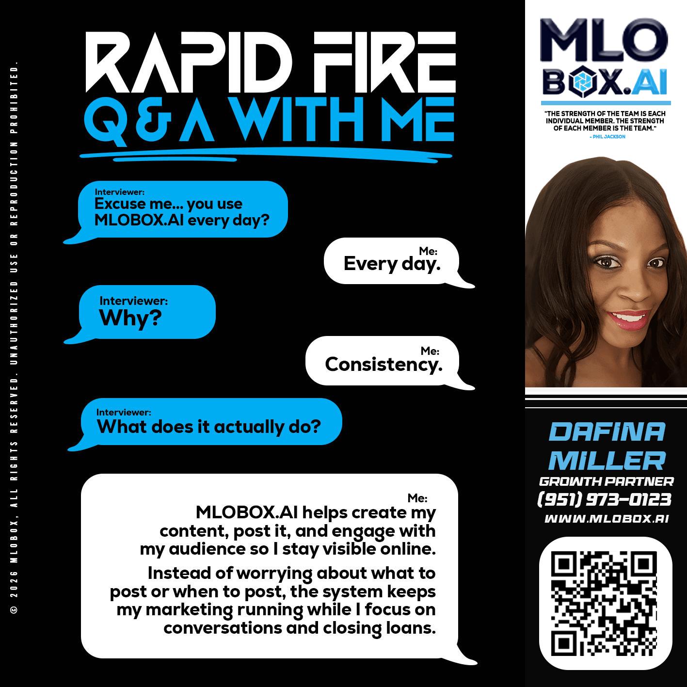 RAPID Q&A - Dafina Miller -Mortgage Loan Originator