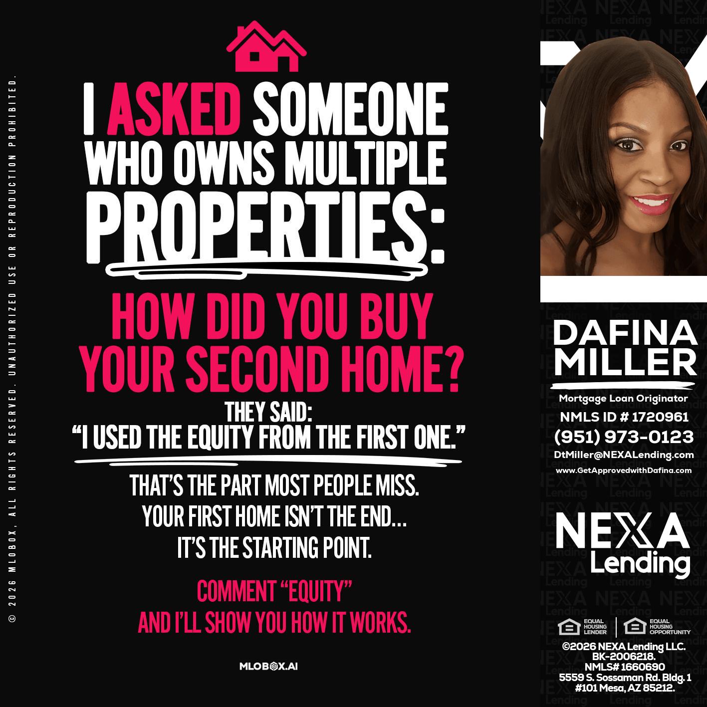 I ASKED SOMEONE - Dafina Miller -Mortgage Loan Originator