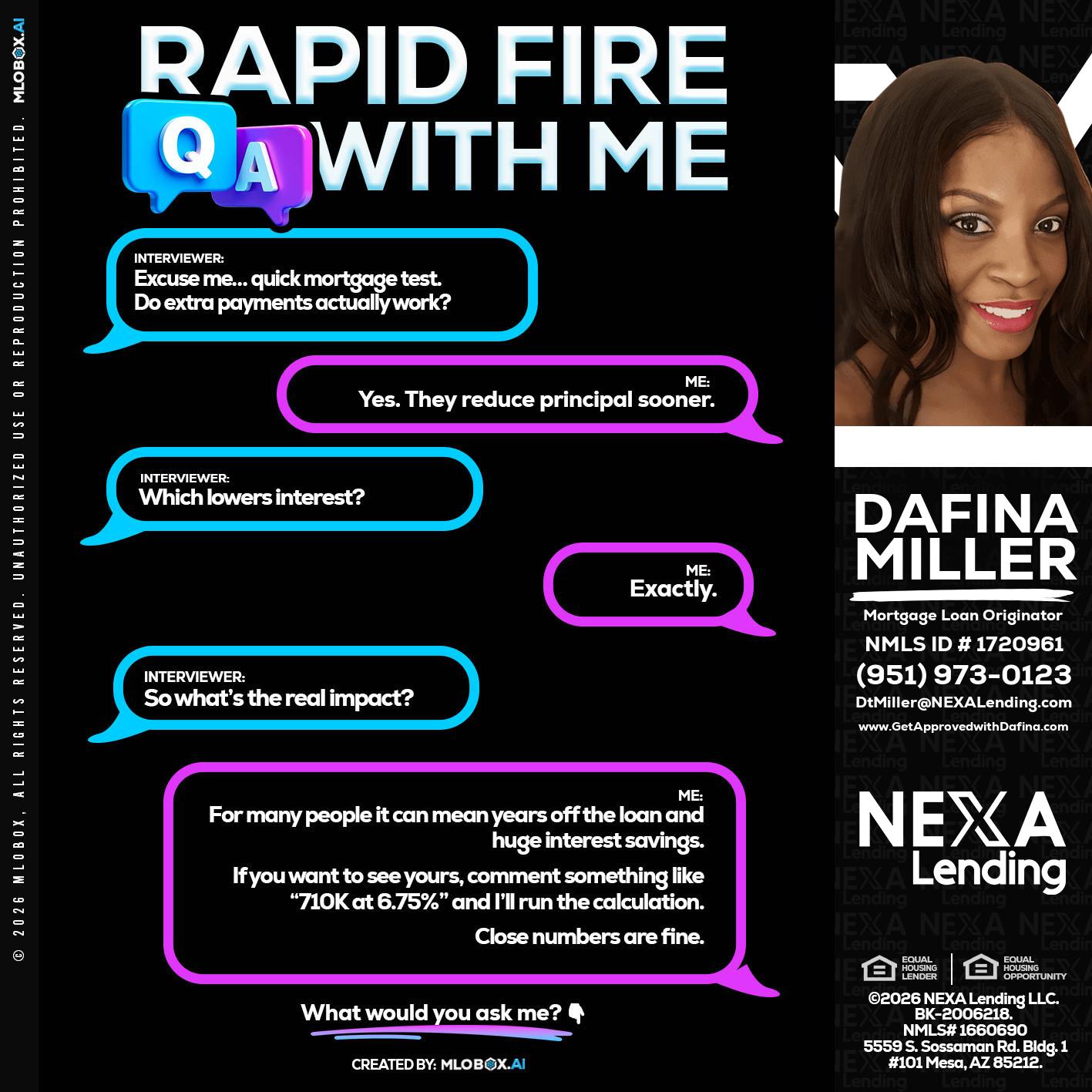 RAPID QA - Dafina Miller -Mortgage Loan Originator