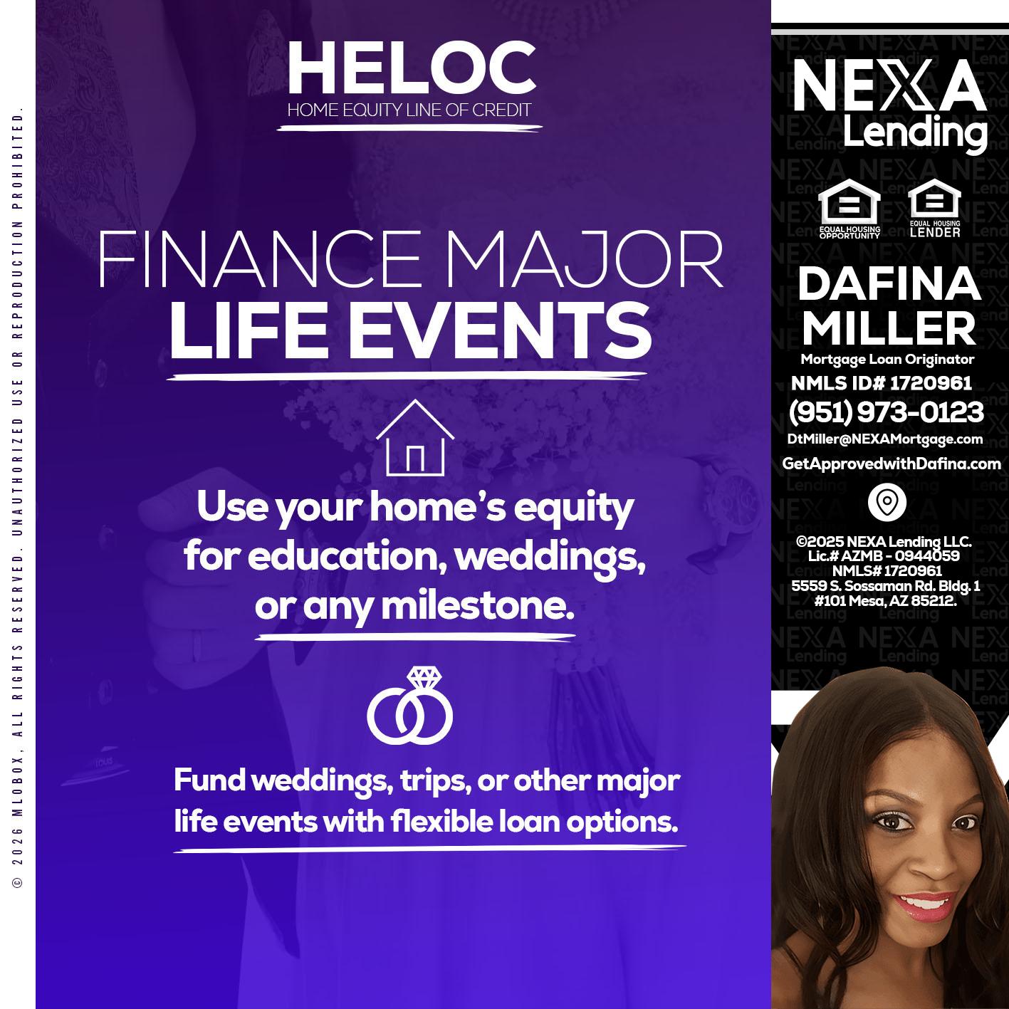 HELOC - Dafina Miller -Mortgage Loan Originator