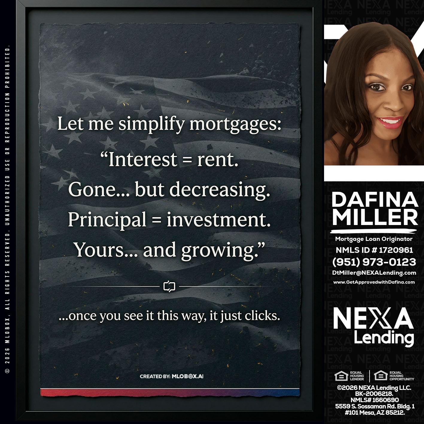 LET ME SIMPLIFY - Dafina Miller -Mortgage Loan Originator