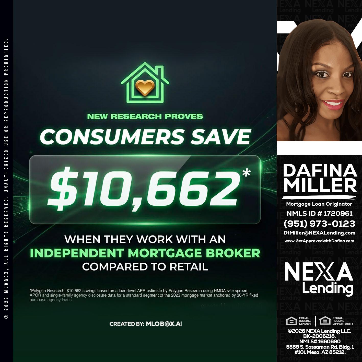 10,662 - Dafina Miller -Mortgage Loan Originator