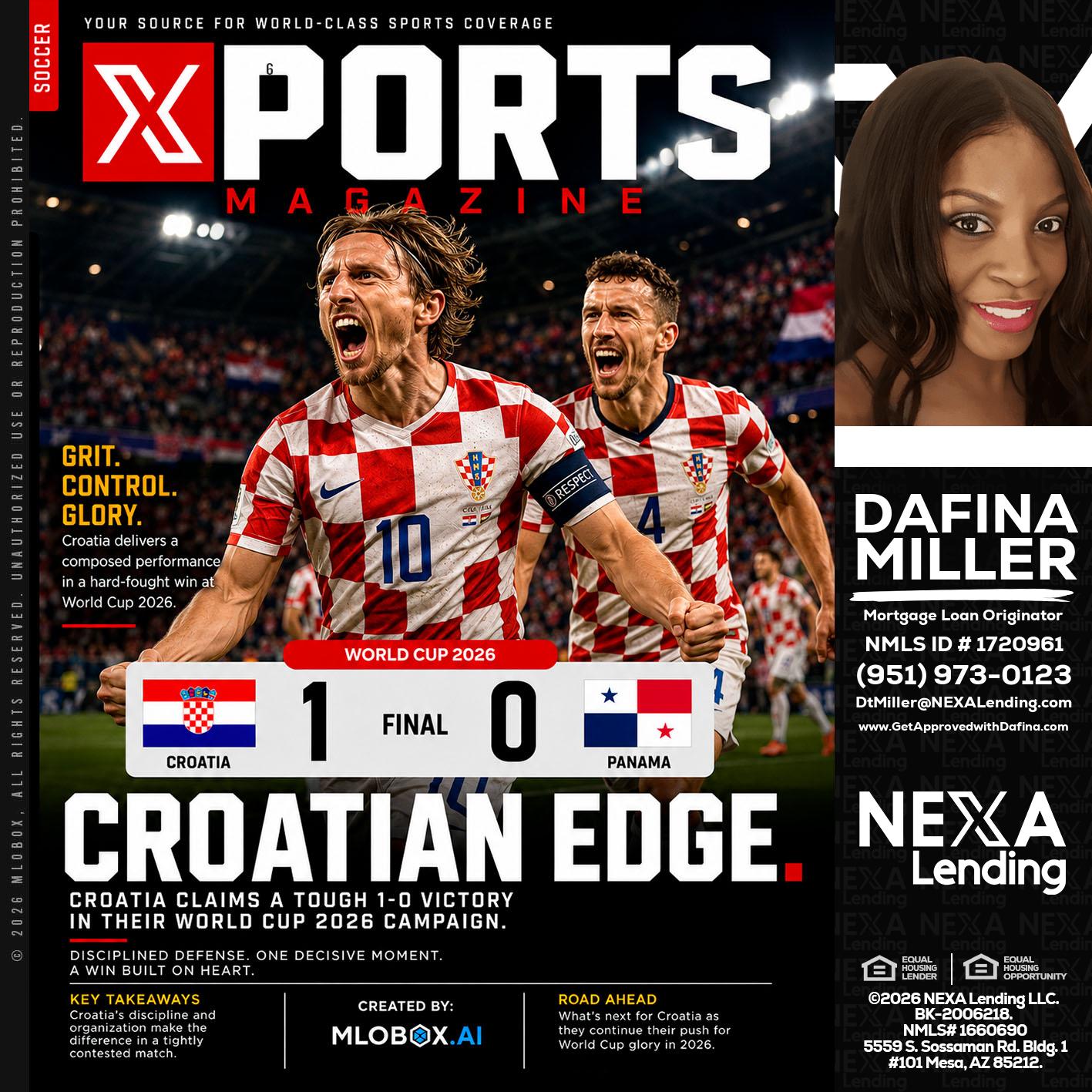 CROATIA 1-0 PANAMA - Dafina Miller -Mortgage Loan Originator